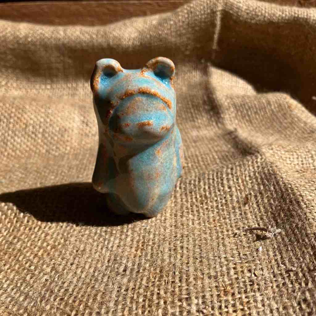 Pottery Numnum aquamarine glaze